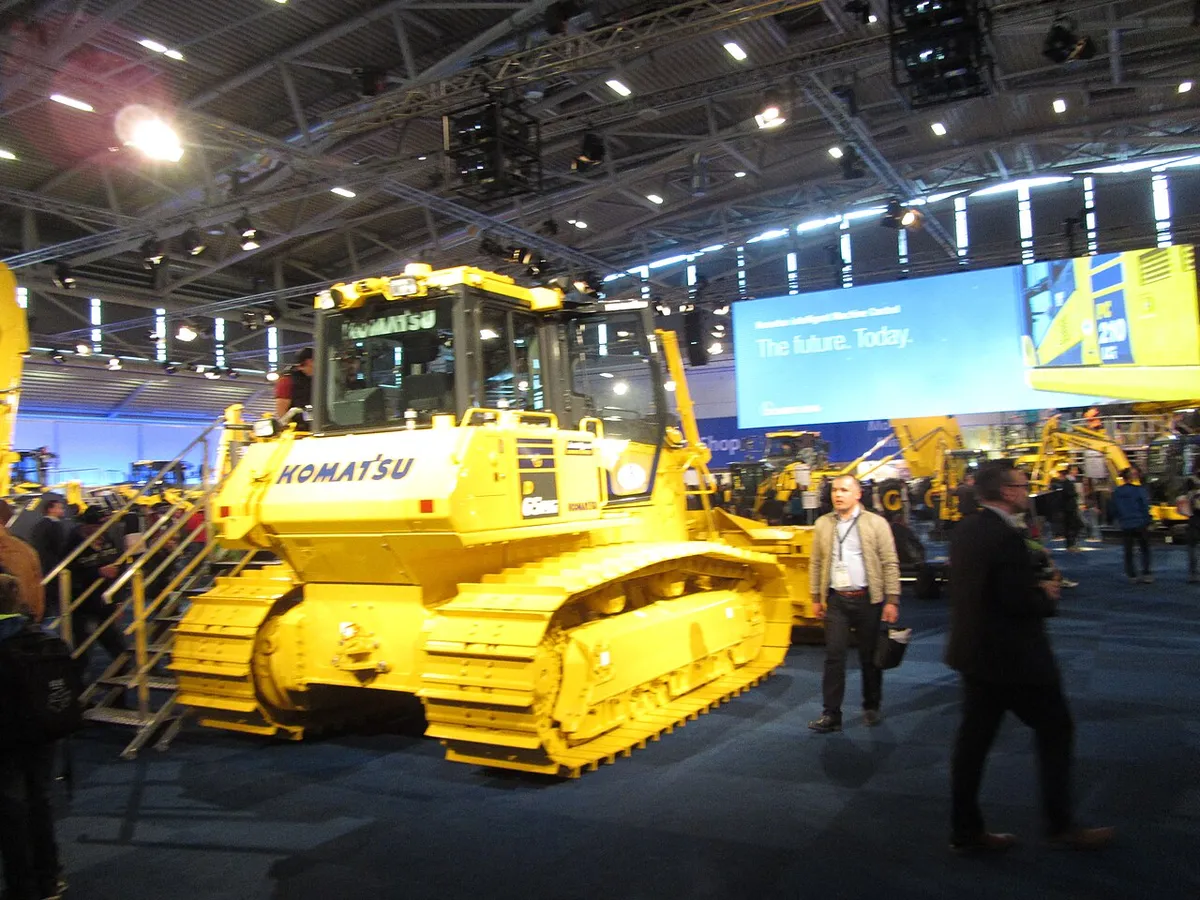 Бульдозер Komatsu D65PXi на выставке Bauma 2016